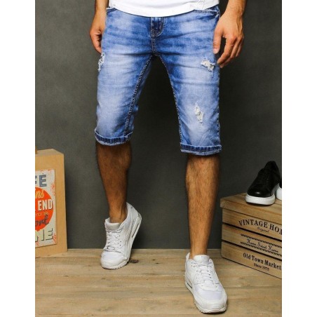 Pánske potrhané rifľové kraťasy SX1295