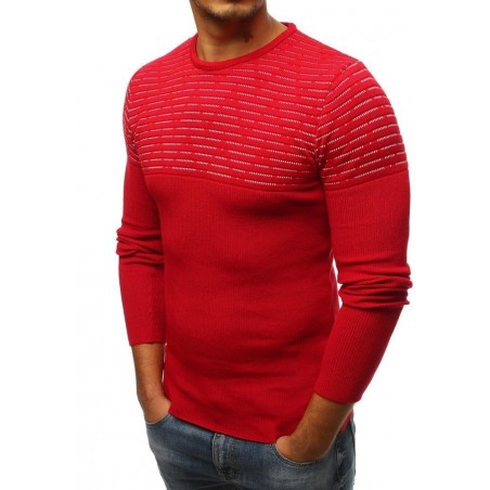 Pánsky sveter (wx1076) - červený