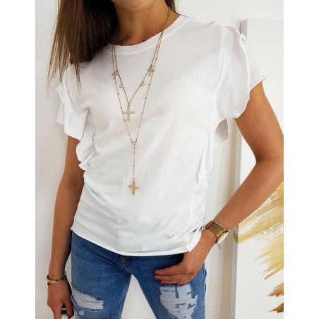 Biela dámska blúzka MARONA RY1430