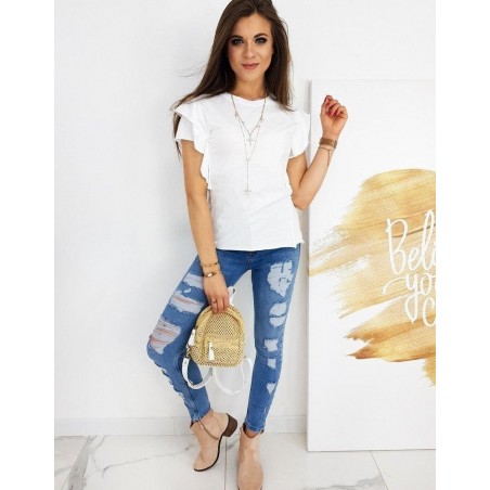 Biela dámska blúzka MARONA RY1430