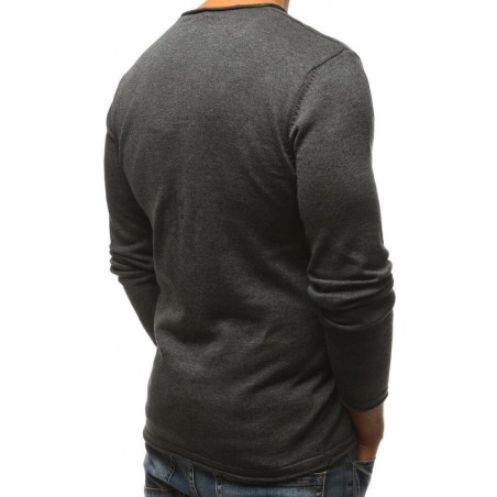 Pánsky sveter (wx1085) - antracitový