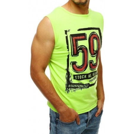Pánske tričko bez rukávov RX4300 - zelené