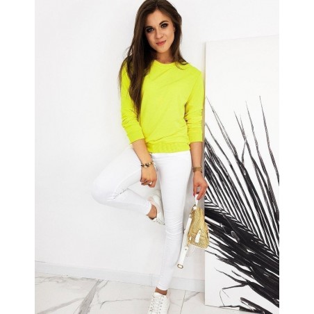Žltá dámska mikina CARDIO BY0433