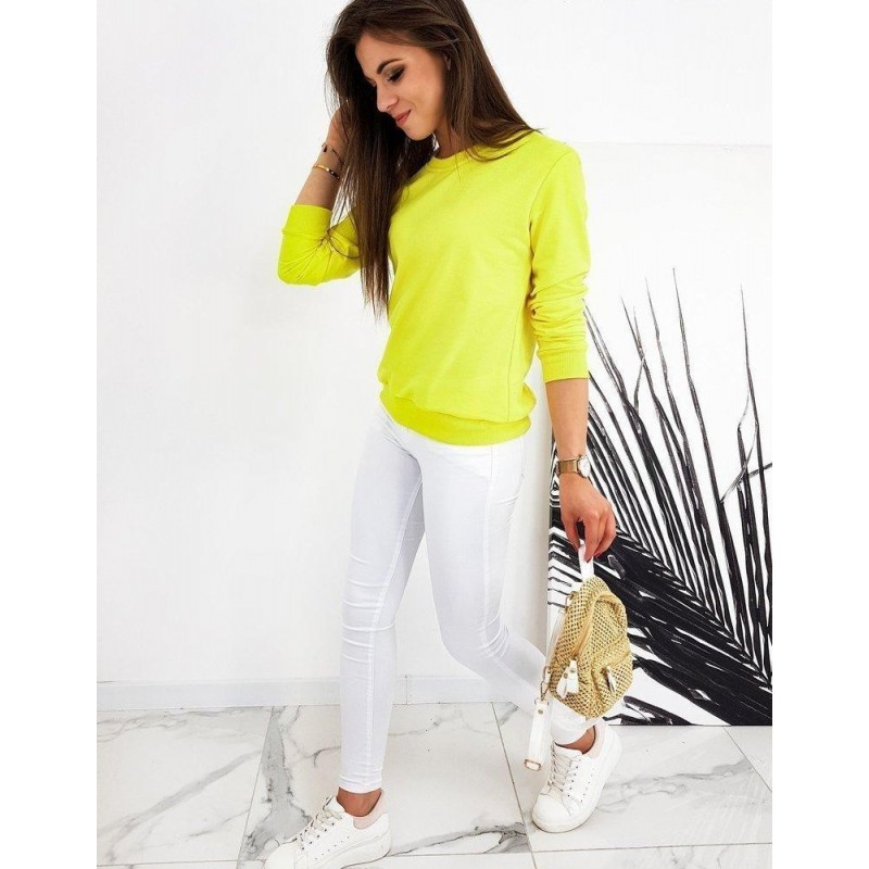 Žltá dámska mikina CARDIO BY0433