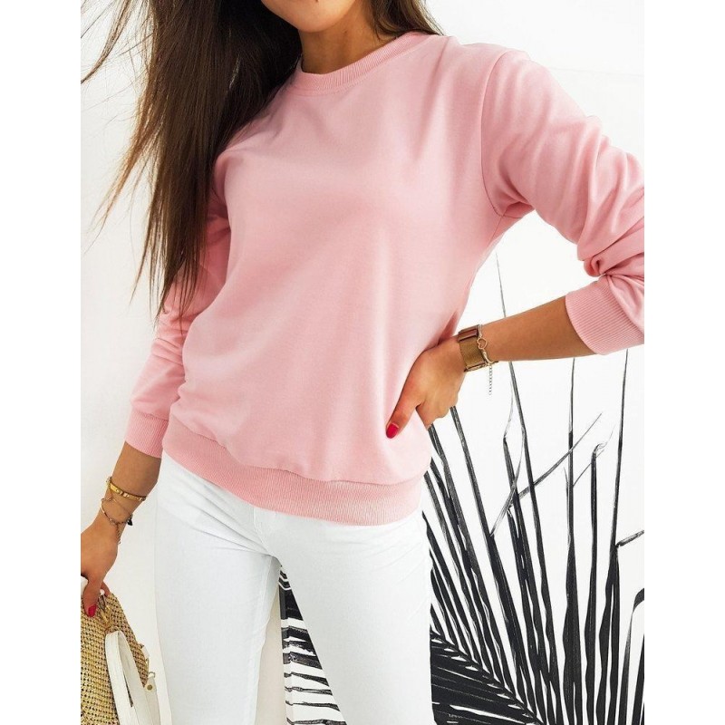 Svetloružová dámska mikina CARDIO BY0441