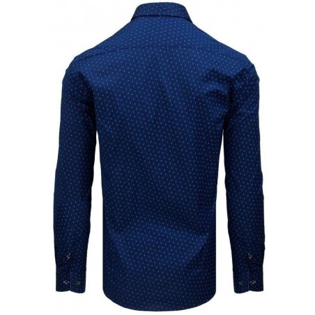 Košeľa s dlhým rukávom pre pánov PREMIUM (dx1801) - modrá, veľ. L