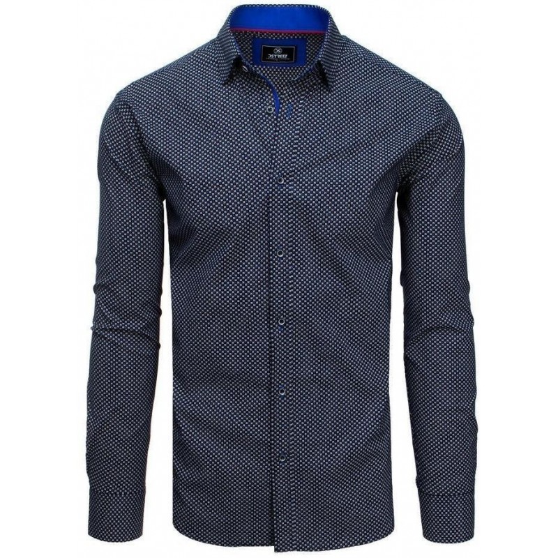 Pánska čierna košeľa PREMIUM DX1804, veľ. L