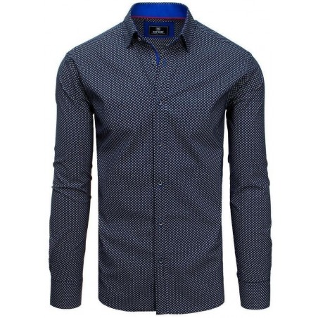 Pánska čierna košeľa PREMIUM DX1804, veľ. L