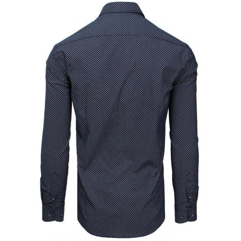 Pánska čierna košeľa PREMIUM DX1804, veľ. L