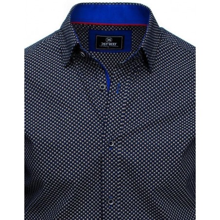 Pánska čierna košeľa PREMIUM DX1804, veľ. L