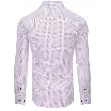 Pánska košeľa s dlhým rukávom (dx1461) - biela