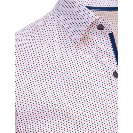 Pánska košeľa s dlhým rukávom (dx1461) - biela