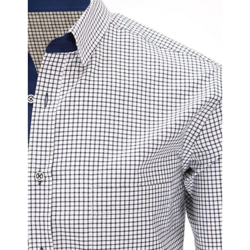 Čierno-biela károvaná košeľa (dx1499)