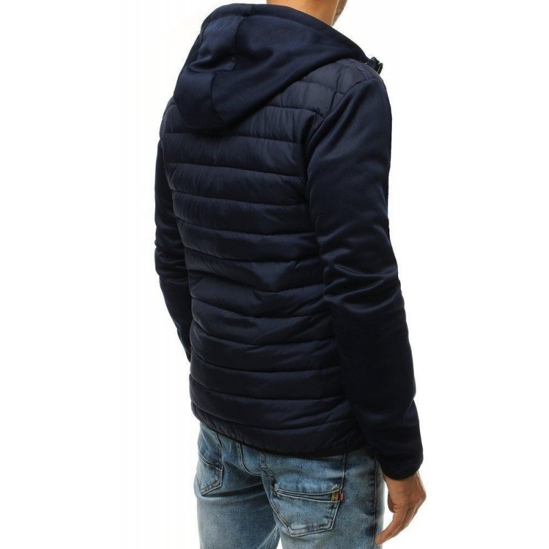 Tmavomodrá pánska prešívaná bunda TX3336