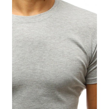 Jednofarebné pánske tričko (rx2570) - sivé