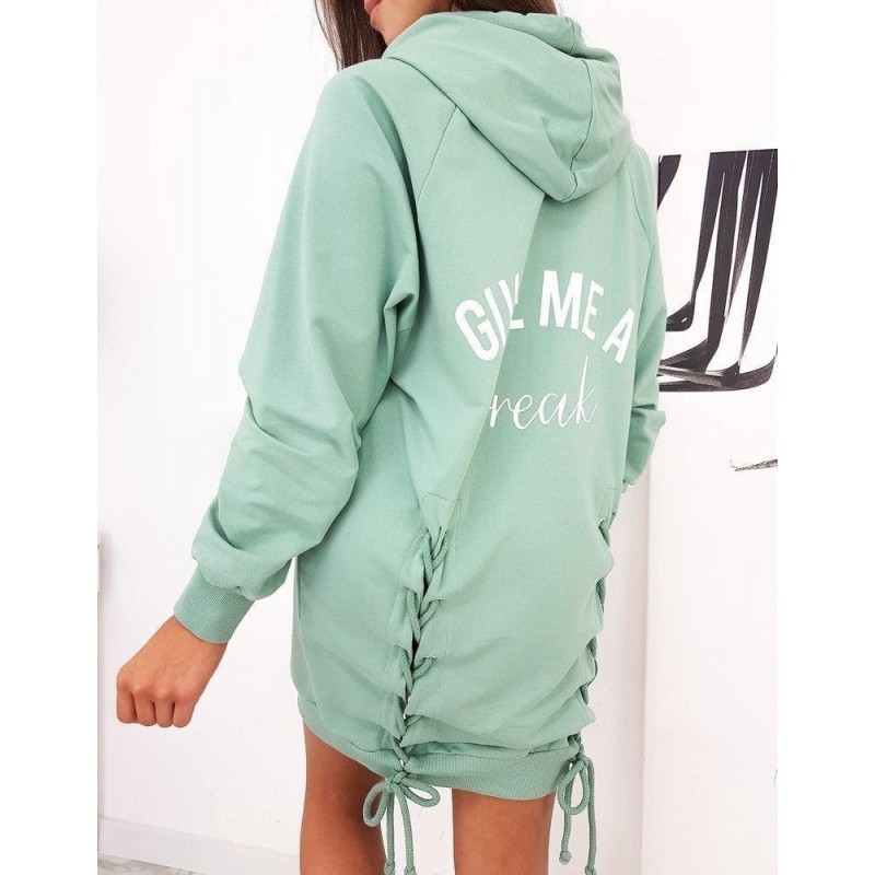 Dámske mätové šaty BREAK ME BY0548