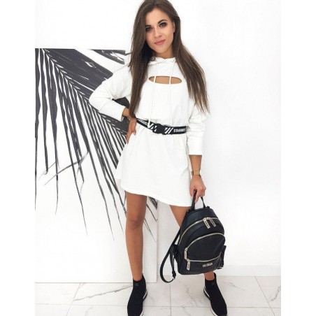 Ecru dámske šaty DUST BY0570