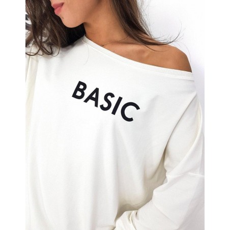 Dámske biele šaty BASIC BY0574