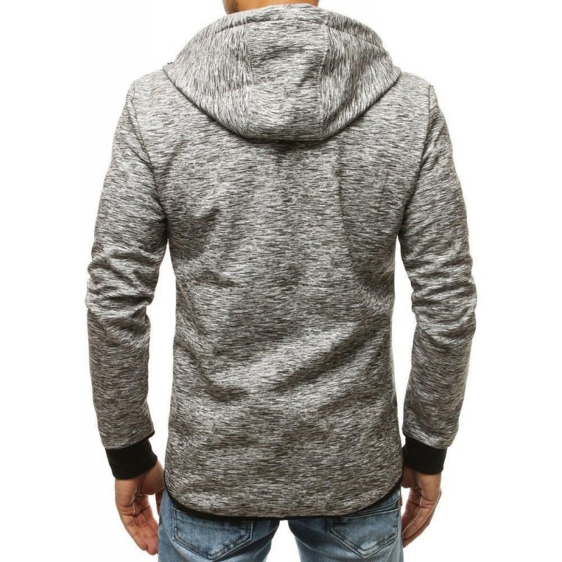 Svetlosivá pánska softshellová bunda s kapucňou TX3312