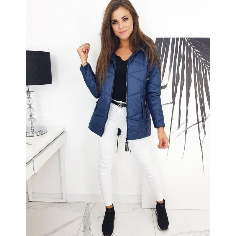 Dámska prechodná bunda MARGARET TY1281 - tmavomodrá