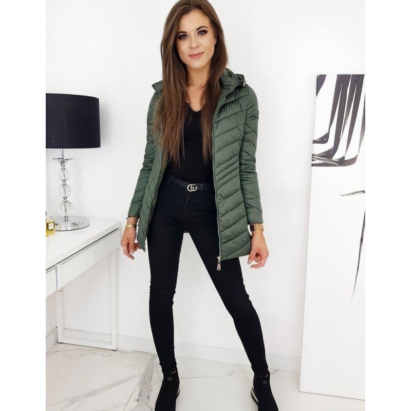 Zelená dámska prešívaná bunda MINOS TY1287
