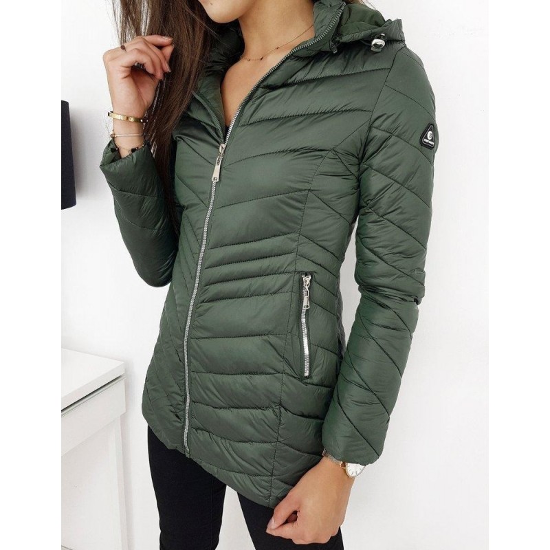 Zelená dámska prešívaná bunda MINOS TY1287