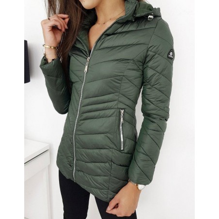 Zelená dámska prešívaná bunda MINOS TY1287