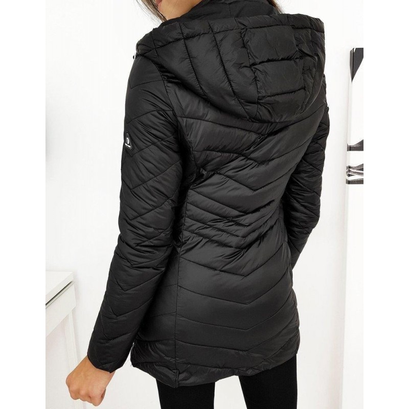 Čierna dámska prešívaná bunda MINOS TY1289