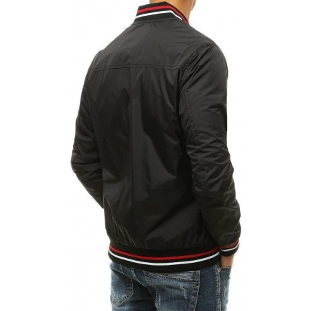 Pánska čierna bomber bunda TX3383