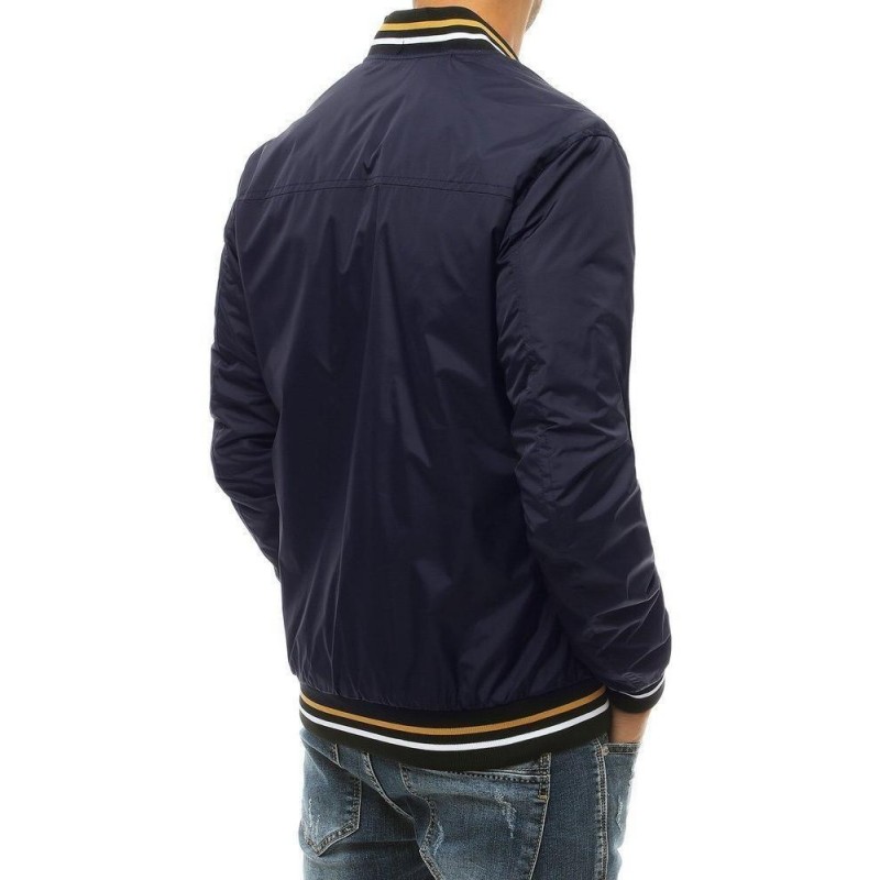 Pánska tmavomodrá bomber bunda TX3384