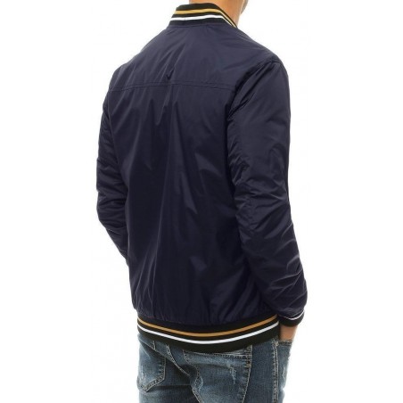 Pánska tmavomodrá bomber bunda TX3384