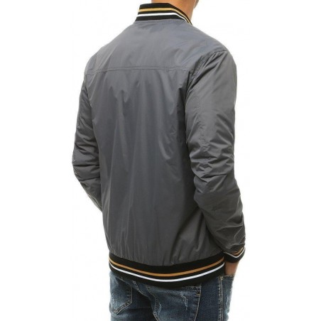 Pánska sivá bomber bunda TX3387