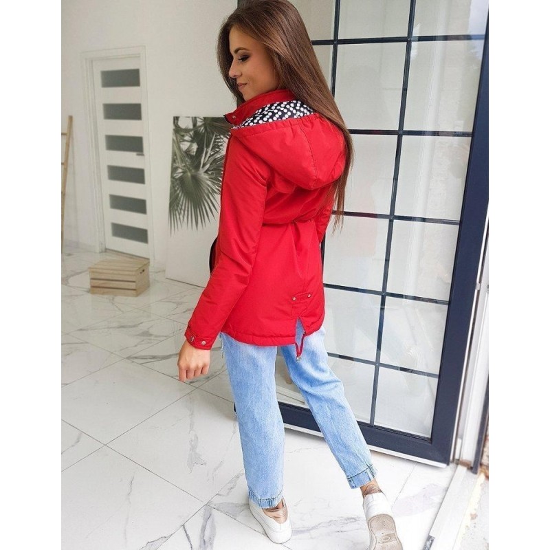 Dvojstranná dámska parka COLINS TY1317 - červená