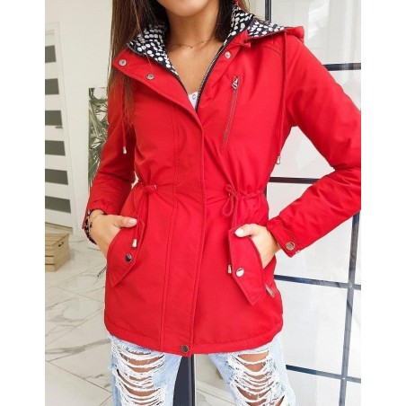 Dvojstranná dámska parka COLINS TY1317 - červená