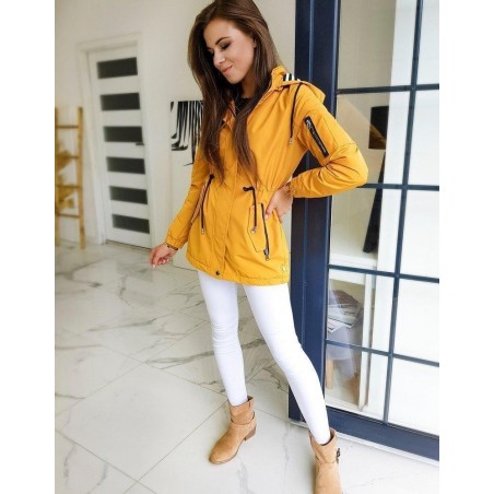 Dámska žltá parka STENDI TY1331