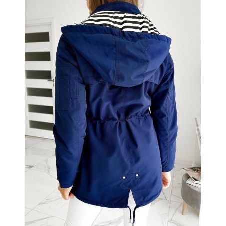 Dámska tmavomodrá parka STENDI TY1333