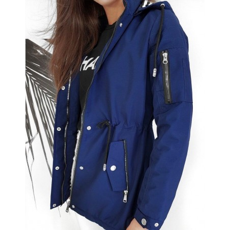 Dámska tmavomodrá parka STENDI TY1333