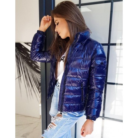 Dámska tmavomodrá prechodná bunda CLASICO MEX TY1335