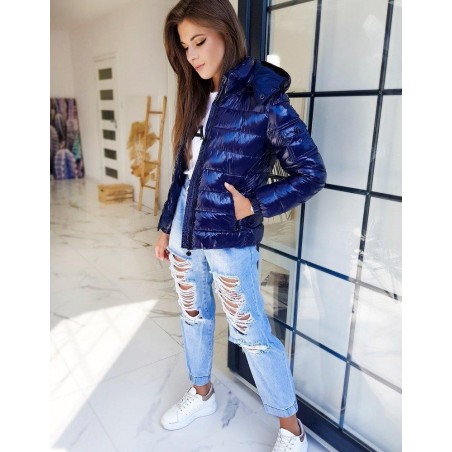 Dámska tmavomodrá prechodná bunda CLASICO MEX TY1335