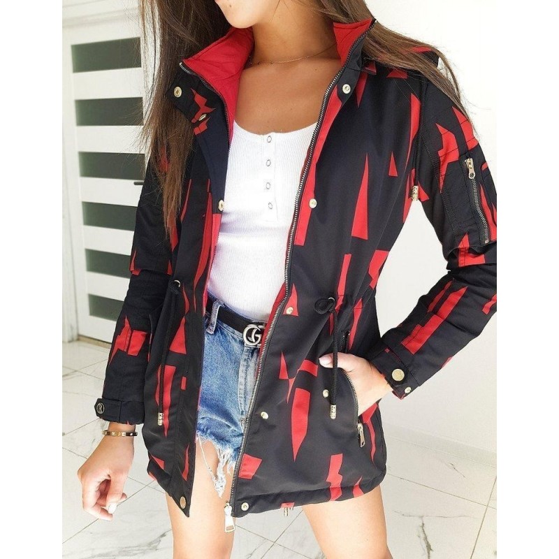 Dámska dvojstranná parka LIVING TY1343 - červená