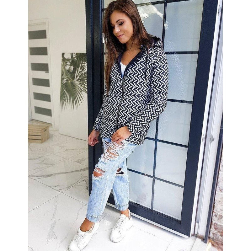 Dvojstranná dámska parka COLINS TY1345 - tmavomodrá