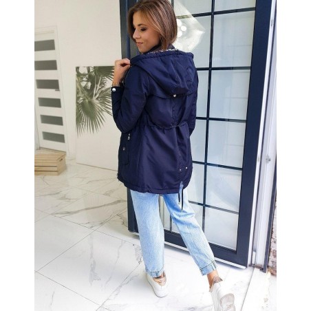 Dvojstranná dámska parka COLINS TY1345 - tmavomodrá