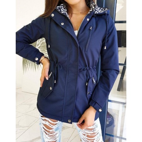 Dvojstranná dámska parka COLINS TY1345 - tmavomodrá