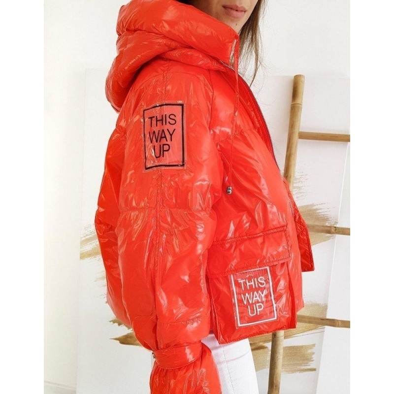 Dámska zimná bunda THIS WAY UP TY1391 - červená
