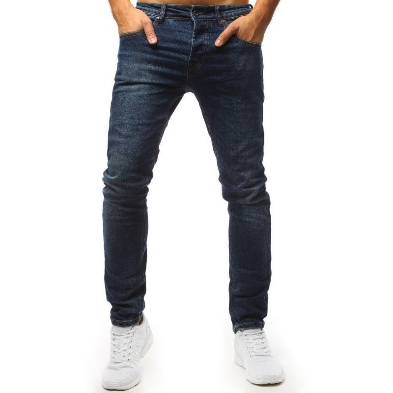 Pánske jeansy (ux1477) - modré