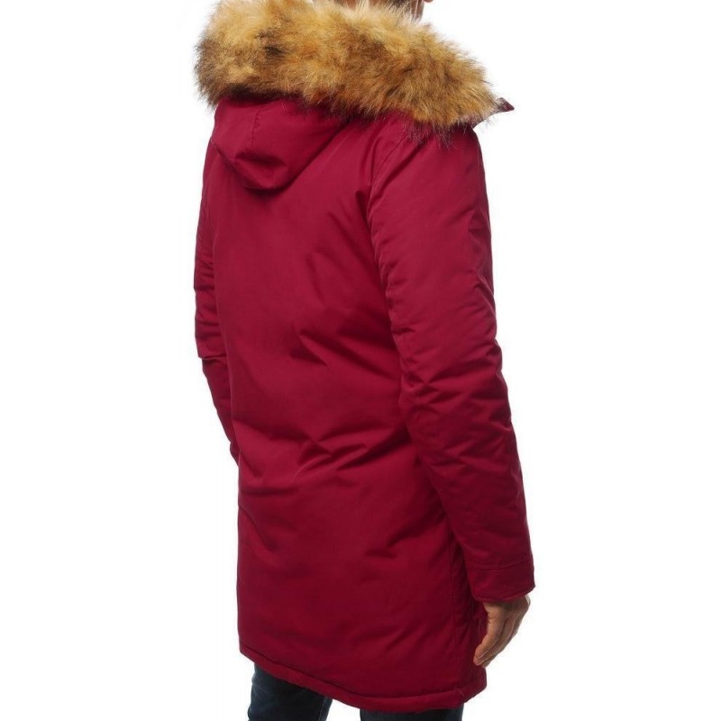 Pánska bordová zimná parka TX3128