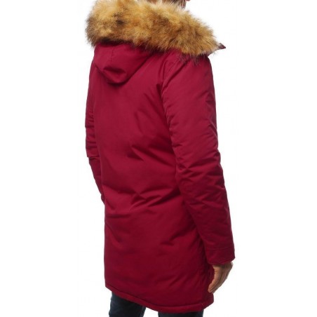 Pánska bordová zimná parka TX3128