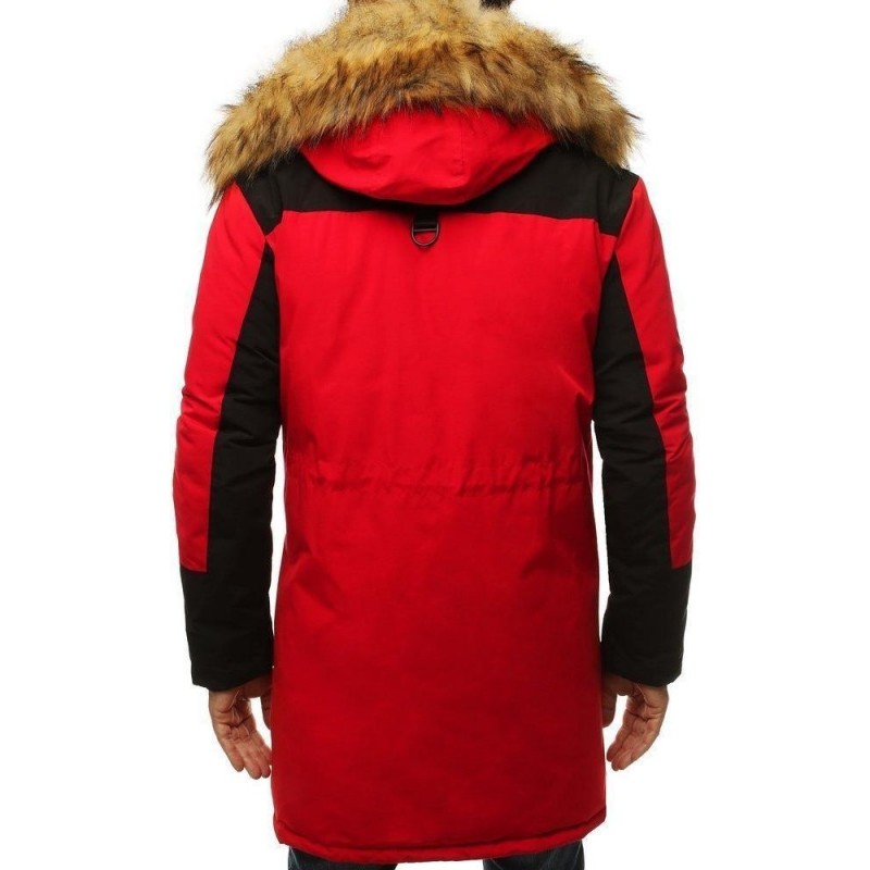 Červená pánska zimná bunda TX3135