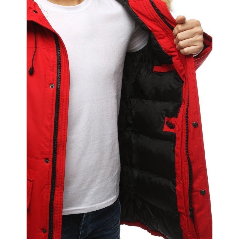 Pánska červená zimná bunda TX3150