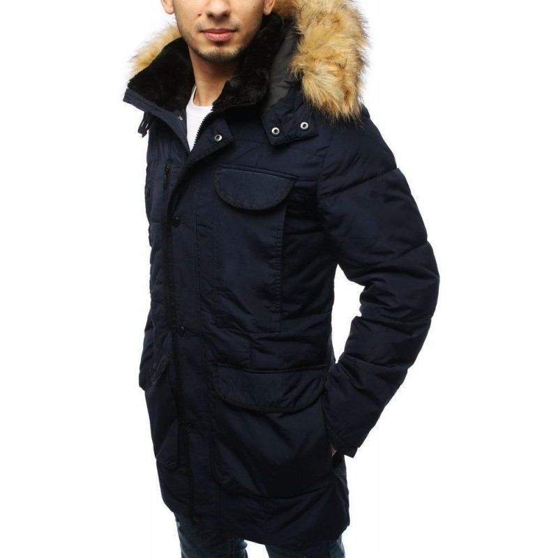 Zimná bunda pre pánov TX3151 - tmavomodrá